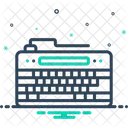 Keyboard Input Device Letters Icon