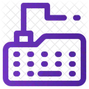 Keyboard Typing Computer Icon