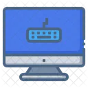Keyboard Monitor Screen Icon