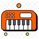 Synthesizer Musik Instrument Icono