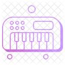 Synthesizer Musik Instrument Icono