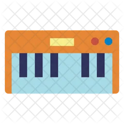 Keyboard Music  Icon