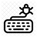 Keyboard Virus Malware Icon