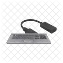 Keyboard Wire Keyboard Hardware Icon