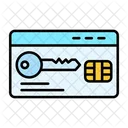 Lock Security Card Icon