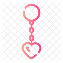 Keychain Heart Love Icon