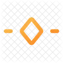Keyframe Align Horizontal Keyframe Tape Recording Icon