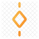 Keyframe Align Vertical Keyframe Tape Recording Icon