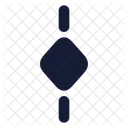 Keyframe Align Vertical Icon