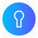Keyhole Locked Padlock Icon