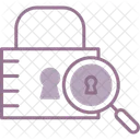 Keyhole Lock Key Icon