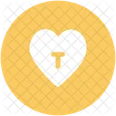 Keyhole Heart Shaped Icon