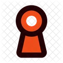 Keyhole Security Key Icon