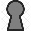 Keyhole Key Secret Icon