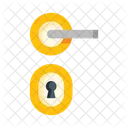 Keyhole Door Handle Icon