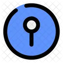 Keyhole Circle  Icon