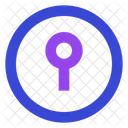 Keyhole circle  Icon