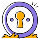 Keyhole Security Safety Icon