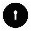 Keyhole Lock Log Icon