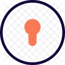 Keyhole Circle Icon