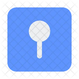 Keyhole Square  Icon