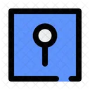 Keyhole Square Full  Icon