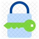 Keylock Network Computer Icon