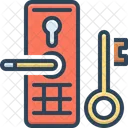 Keylock Hotel Keyhole Icon