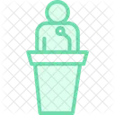 Keynote Speech Pitch Presentation Icon