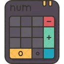 Keypad Numeric Numbers 아이콘