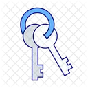 Keys Keyring House Icon