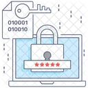 Encryption Key Cybersecurity Data Security Icon