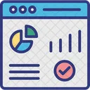 Seo Analysis Seo Graph Seo Optimization Icon