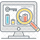 Keyword Analysis Analysis Benchmark Icon