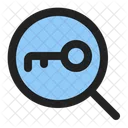 Keyword Search Magnifying Glass Icon