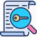 Keyword Research Research Magnify Icon