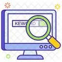 Find In Text Search Document Keyword Research Icon