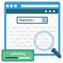 Keyword Search Marketing Icon