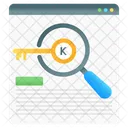 Keyword Search Find Keyword Keyword Analysis Icon