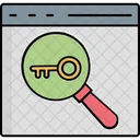 Keyword Searching Keyword Finding Goal Icon