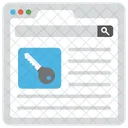 Keyword Software Research Icon
