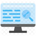 Keywords Marketing Searching Icon