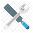 Kfz Werkzeuge Zimmermannswerkzeuge Meissel Und Schraubenschlussel Symbol