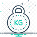 Kg Kilogram Mass Icon