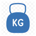 Kg Weight Gym Icon
