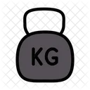 Kg Kilogram Kettlebell Icon
