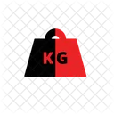 Kg Weight Dumbbell Icon
