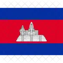 Kh Cambodia Flags Iso Icon