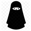 Khimar Islamic Veil Woman Icon