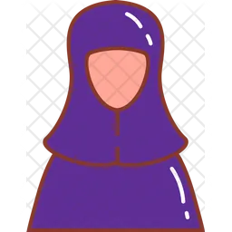 Khimar musulmán  Icono